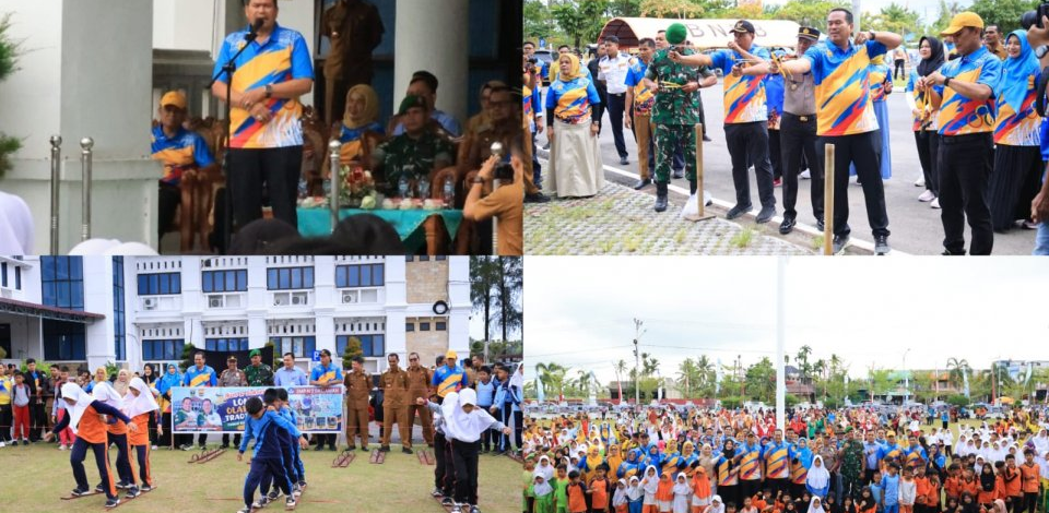 Pemko Pariaman Gelar Lomba Olahraga Tradisional Tingkat Sumbar